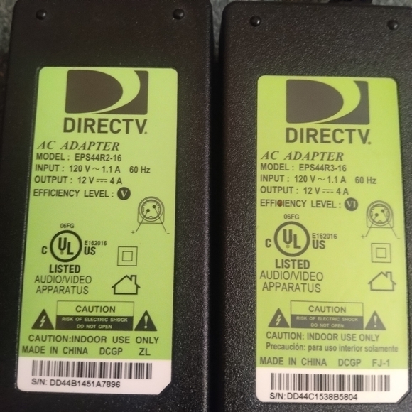(2) DirecTV AC POWER ADAPTERS​ - Picture 1 of 1